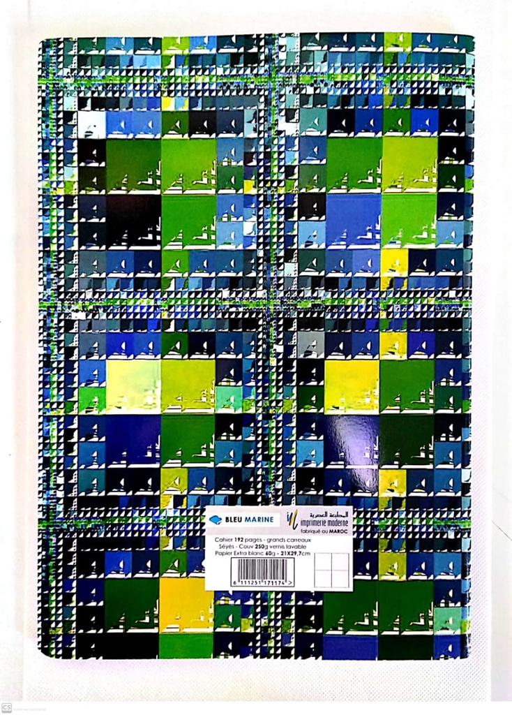 CAHIER 192P A4 60G B.MARINE