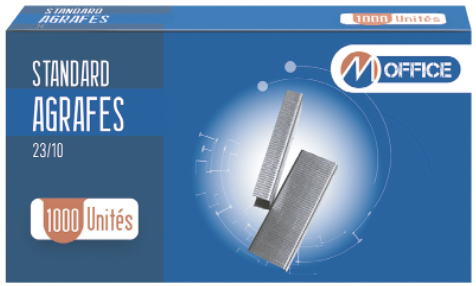 AGRAFES METALLIQUES 24/6 MOFFICE 1000PCS