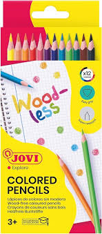 [734/12] BOITE 12 CRAYONS DE COULEUR JOVI