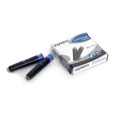 BOITE CARTOUCHES ENCRE BLEU EXPRESS 6PCS