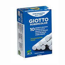 BOITE DE 10 CRAIES BLANCHES GIOTTO