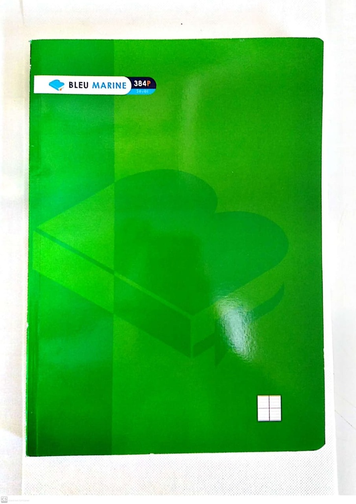 CAHIER 384P A4 60G BLEU MARINE