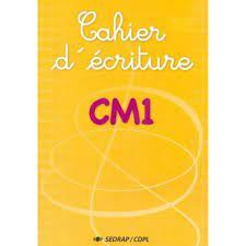 CAHIER D'ECRITURE CM1 | SEDRAP