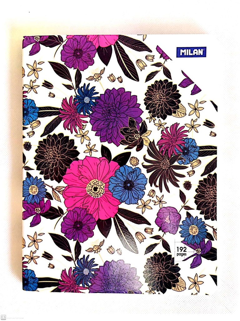[7024] CAHIER 192P PF 70G MILAN / UNISTYLE (PIQUE)