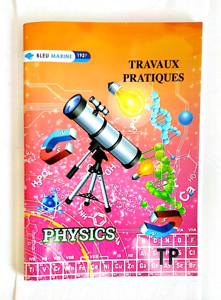 CAHIER TP 192P A4 60G BLEU MARINE