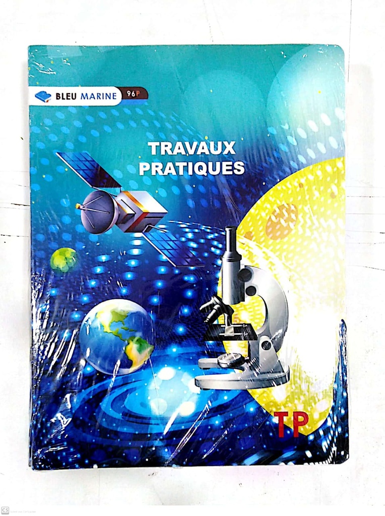 [7165] CAHIER TP 96P 24*32 60G BLEU MARINE