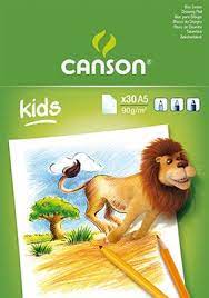 CANSON KIDS A5 30F 90G
