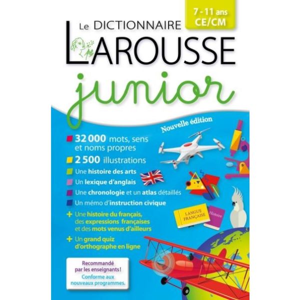 DICTIONNAIRE LAROUSSE JUNIOR 7-11 ANS