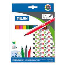 FEUTRES MILAN FINE TIP 12PCS
