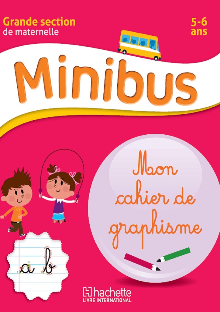 MINIBUS 5-6 ANS | MON CAHIER DE GRAPHISME