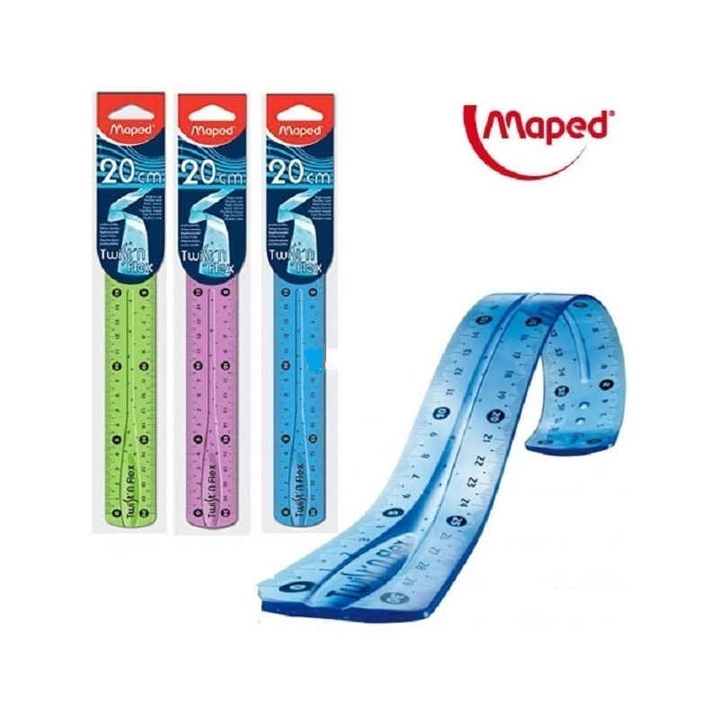 REGLE 20CM FLEX MAPED