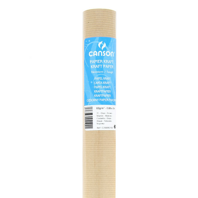 [CS77]ROULEAU PAPIER KRAFT CANSON BRUN 64G
