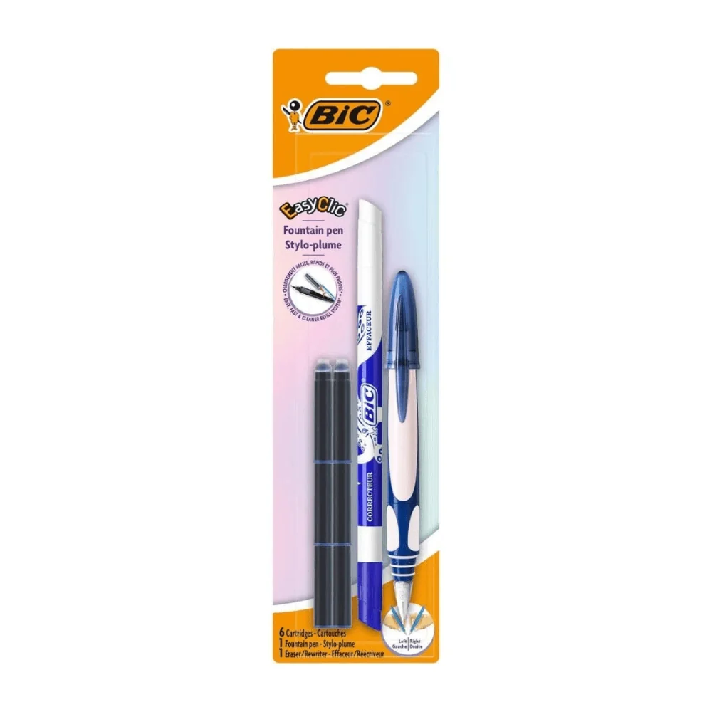 STYLO PLUME ET EFFACEUR BIC