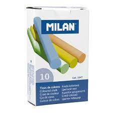 BOITE DE 10 CRAIES COULEURS MILAN 1047