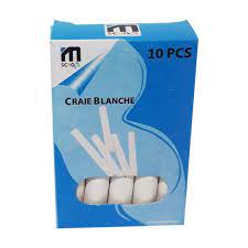 BOITE DE 10 CRAIES BLANCHES MSCHOOL