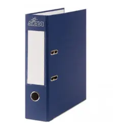 [CL_SICLA_5_3228] CLASSEUR A LEVIER SIMILI CUIR SICLA (Dos : 5cm | Dim : 32cm x 28cm)