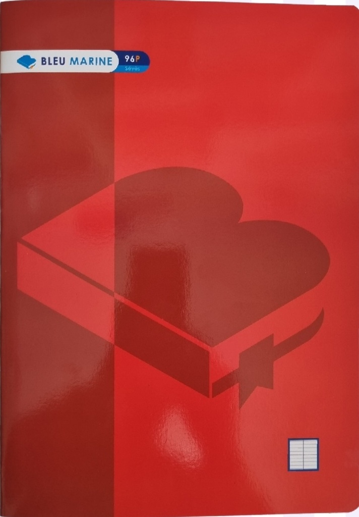 [7449] CAHIER 96P A4 COULEUR UNIE 60G BLEU MARINE