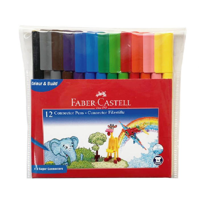 FEUTRES FINS 12 FABER-CASTELL CONNECTOR