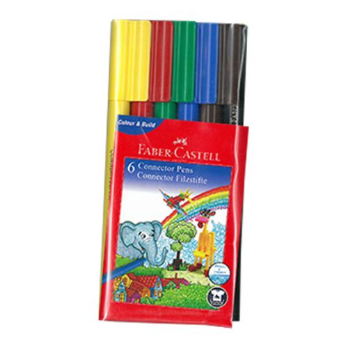 FEUTRES FINS 6 FABER-CASTELL CONNECTOR