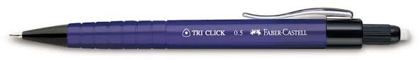 PORTE-MINE TRI-CLICK 0.5 FABER-CASTELL TRANSPARENT