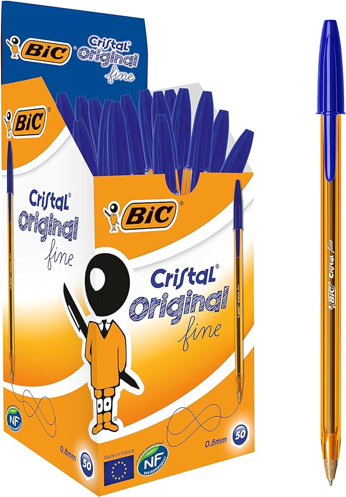 [BICFC_B] STYLO BIC FIN CRYSTAL (Bleu)