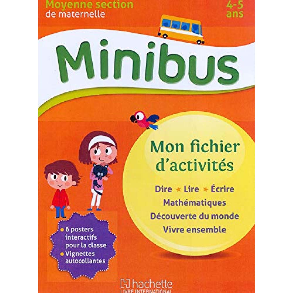 MINIBUS 4-5 ANS | MON FICHIER D'ACTIVITES 