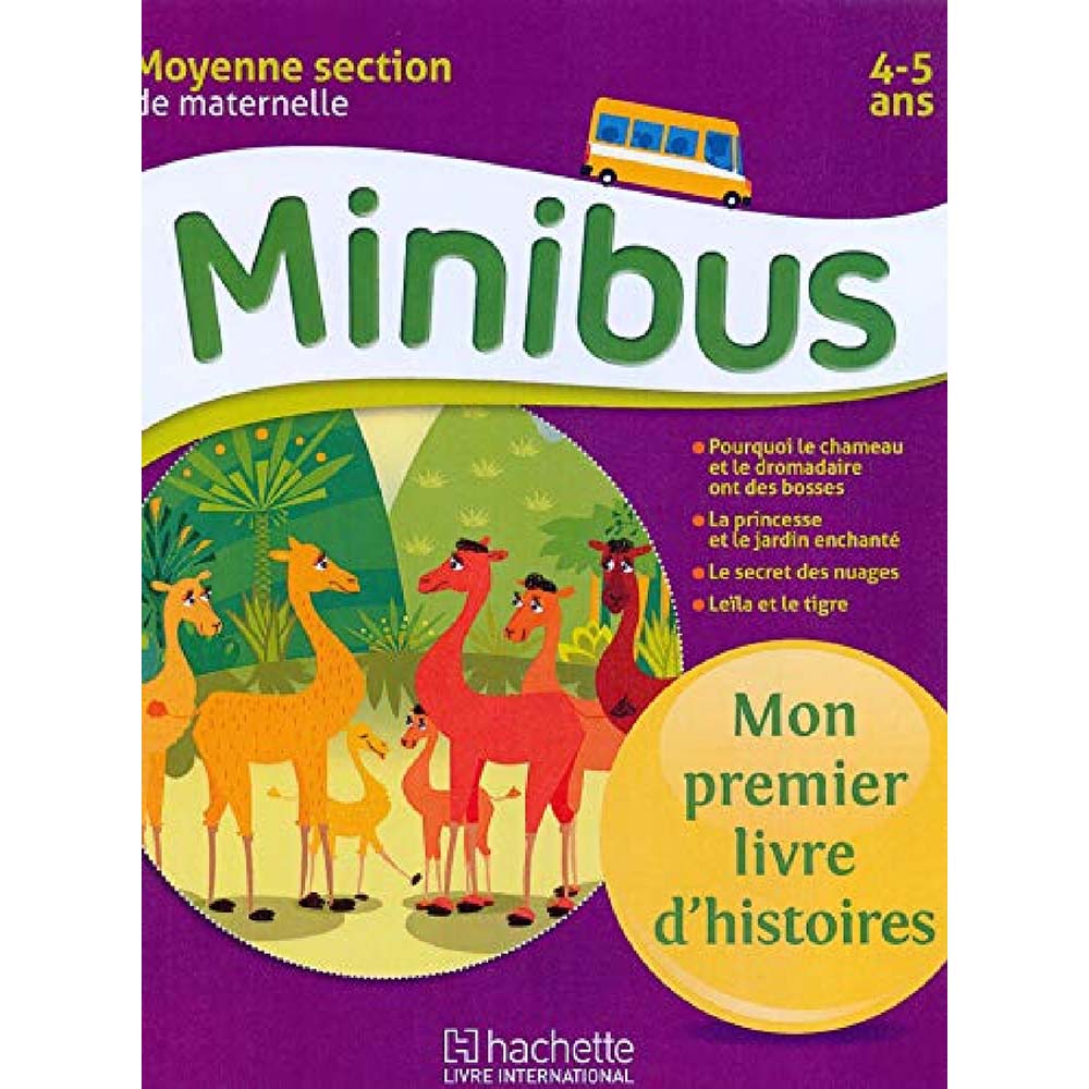 MINIBUS 4-5 ANS | MON PREMIER LIVRE D'HISTOIRES
