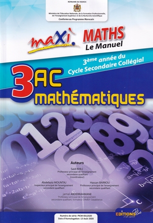 MAXI MATHS MANUEL | 3AC