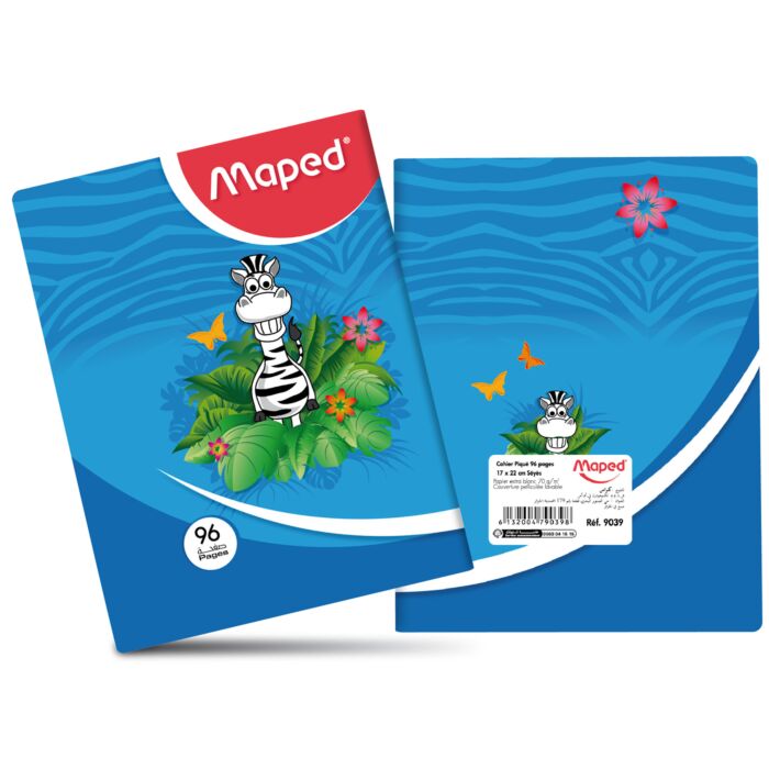 CAHIER 96P A4 70G MAPED 