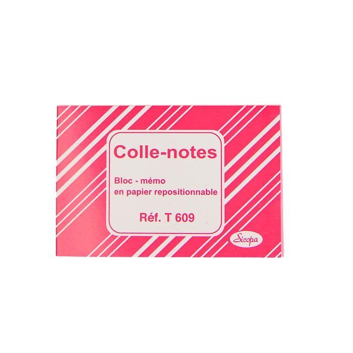 COLLE-NOTES 50F JAUNE
