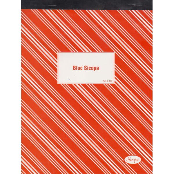 [C168] BLOC-NOTES RAYE SICOPA 13.5*21
