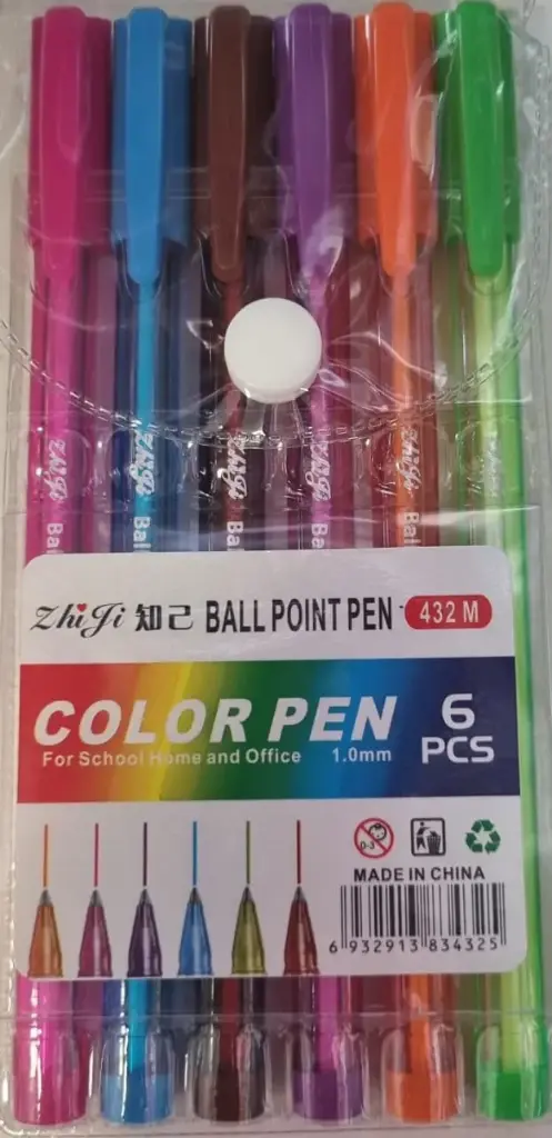 STYLO COLORPEN 1.00 MM 6PCS