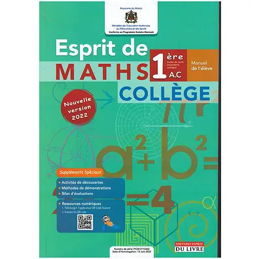 ESPRIT DE MATHS | 1AC