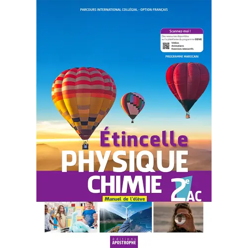 ETINCELLE PHYSIQUE CHIMIE 2AC 