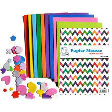 PAPIER MOUSSE PAILLETE 50/65