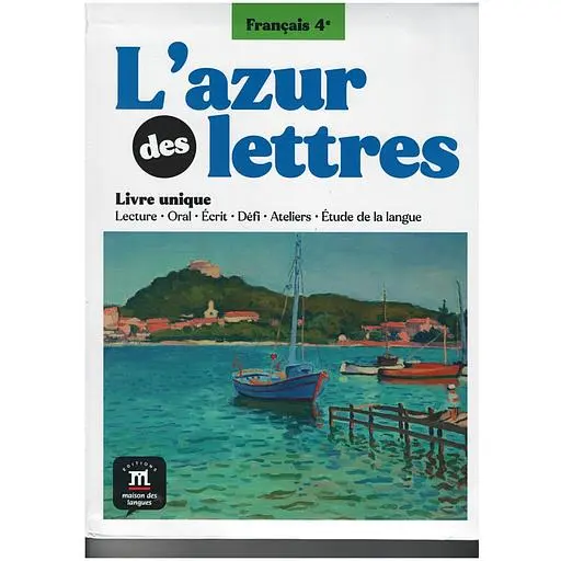 L'AZUR DES LETTRES 4E PACK 