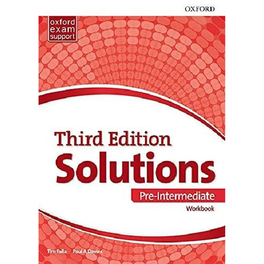 PRE-INTERMEDIATE SOLUTIONS TC | WOORK BOOK 
