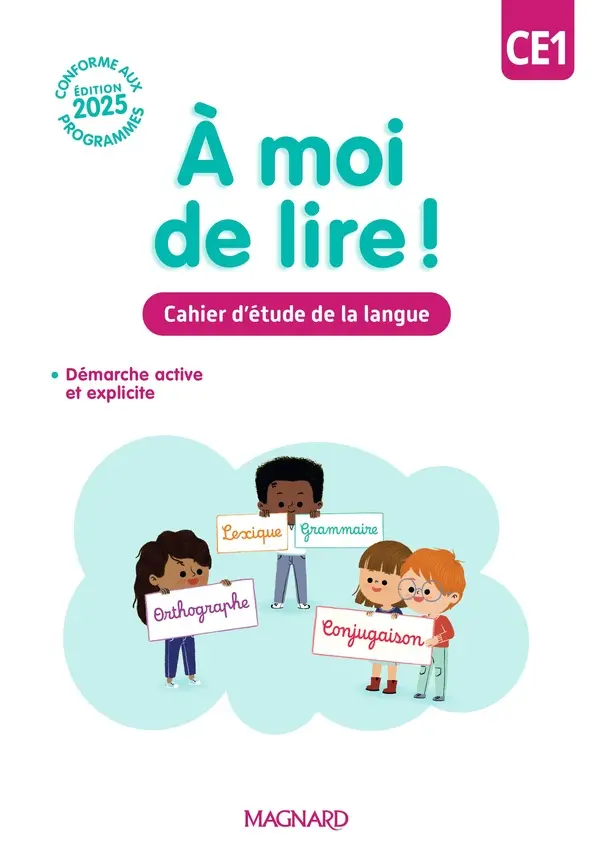 A MOI DE LIRE  CE1 | CAHIER D'ETUDE DE LA LANGUE