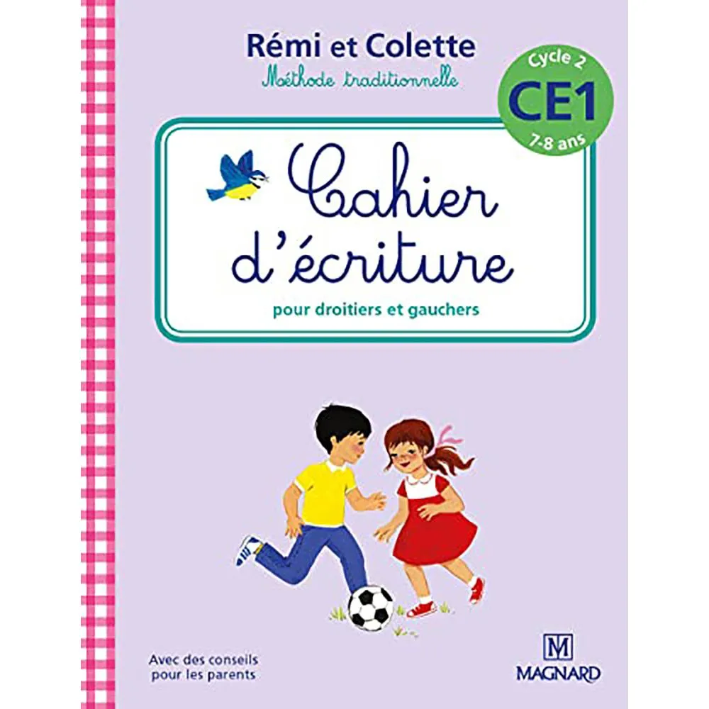 CAHIER D’ECRITURE REMI ET COLETTE CE1