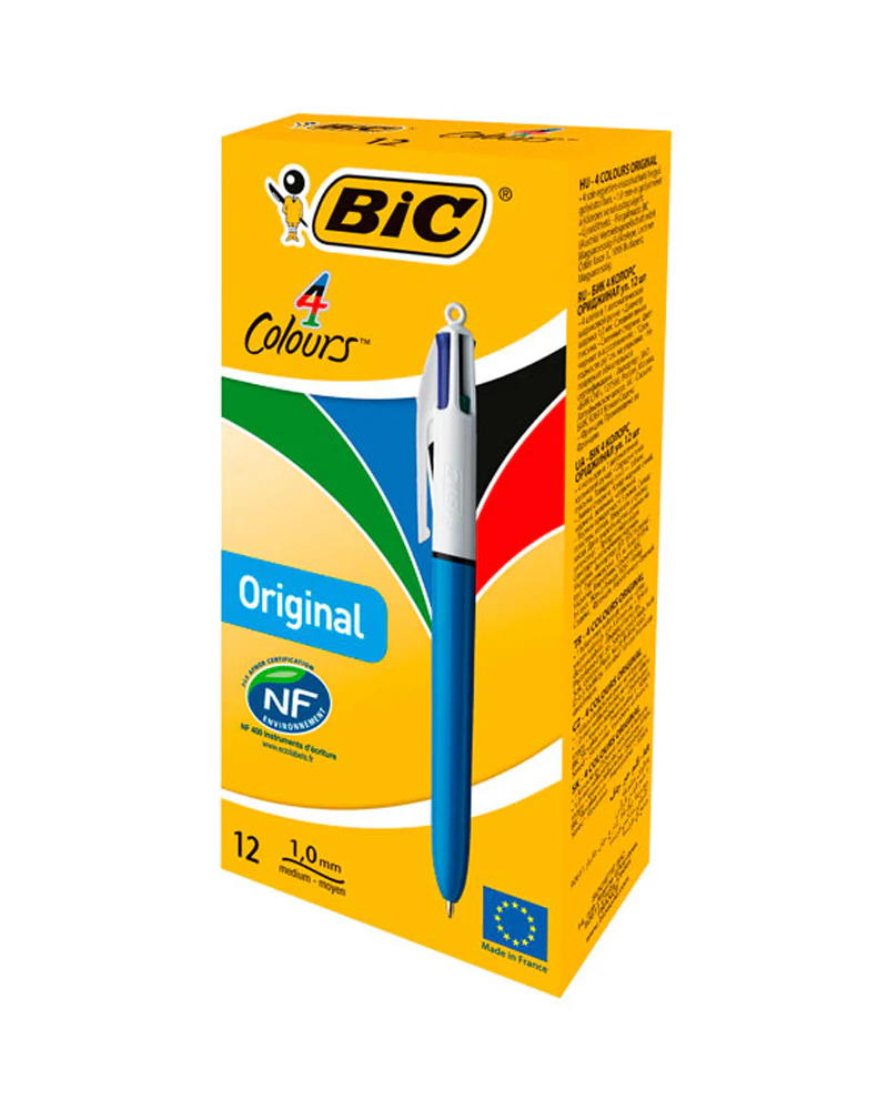 STYLO BIC 4 COULEUR