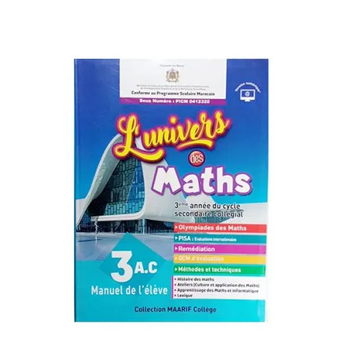 UNIVERS DES MATHS 3AC