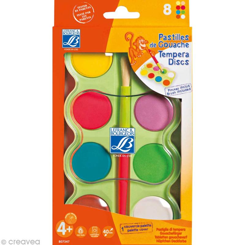 8 PASTILLES AQUARELLE LEFRANC BOURGEOIS