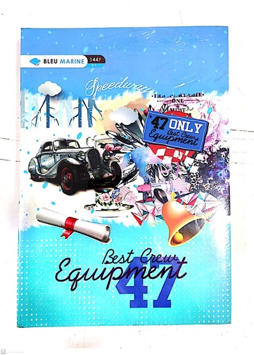 CAHIER 144P A4 60G 5X5 B.MARINE