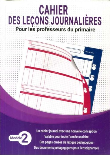 CAHIER JOURNAL MSM 2 PRIMAIRE FR