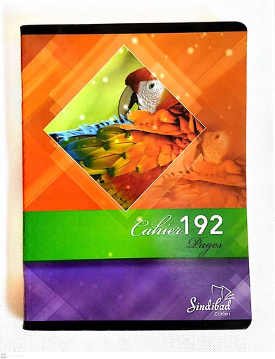 CAHIER 192P PF 60G SINDIBAD