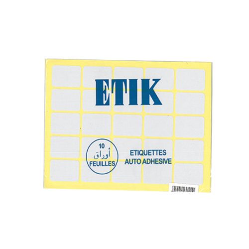ETIQUETTES ETIK 10F