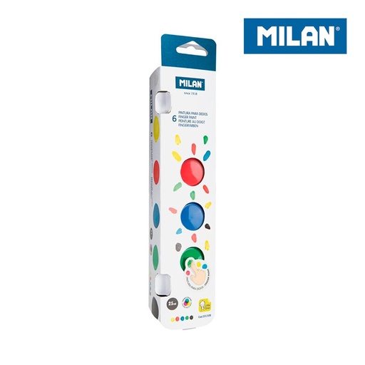 PEINTURE A DOIGT MILAN 6 POTS