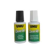FLUIDE CORRECTEUR 2 FLACONS UHU