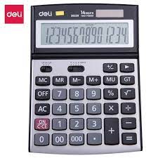 CALCULATRICE BUREAU DELI GRIS M888F