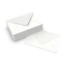 Enveloppe blanche 12x17 cm